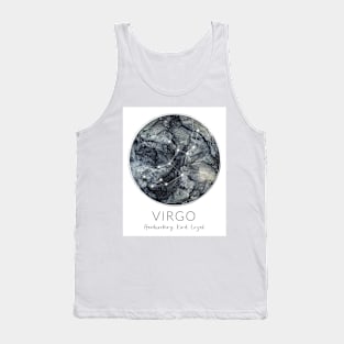 Virgo Zodiac Moon Constellation Tank Top